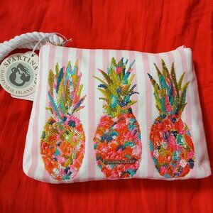 Spartina Moreland Pineapple Carina Wristlet